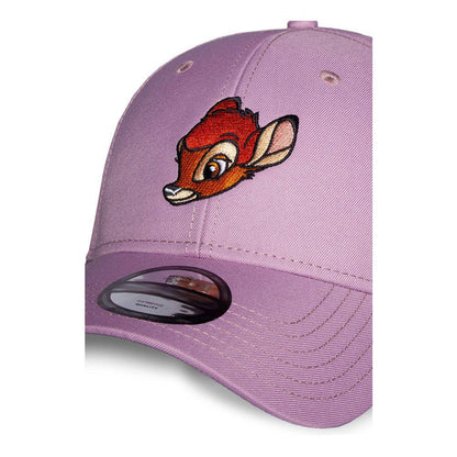 DISNEY Bambi Embroidered Face Adjustable Cap Pink