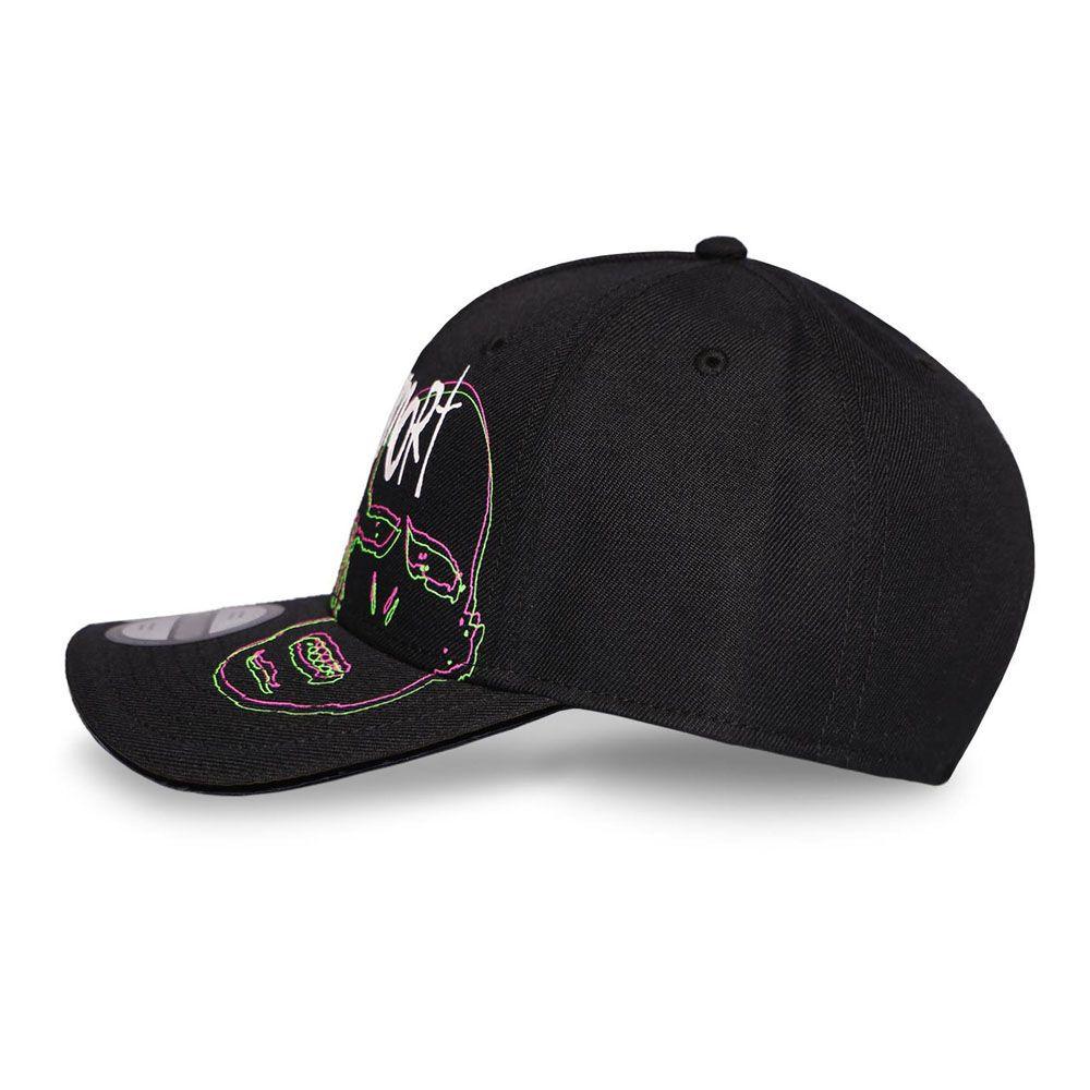 WIZARDING WORLD Harry Potter: Wizards Unite Neon Voldemort Adjustable Cap Black