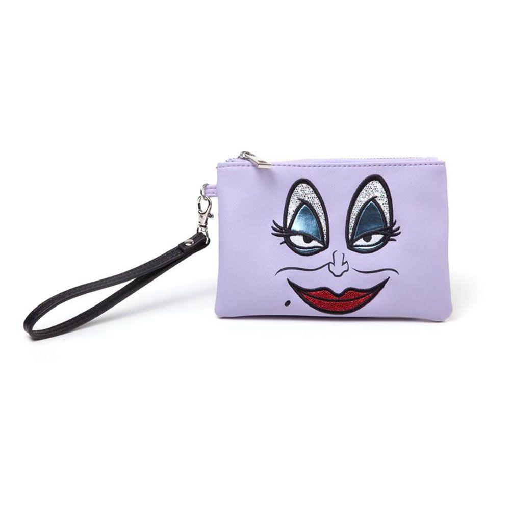 DISNEY The Little Mermaid Ursula Pouch Wallet Purple