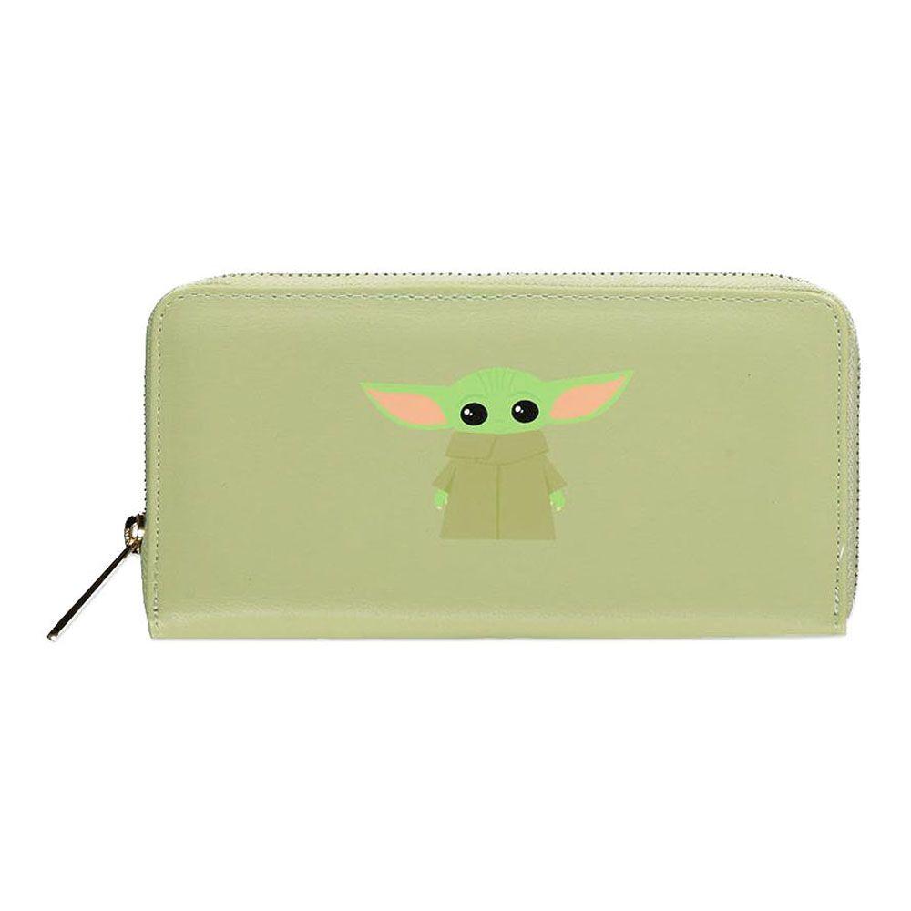 STAR WARS The Mandalorian The Child Zip Around Wallet Green