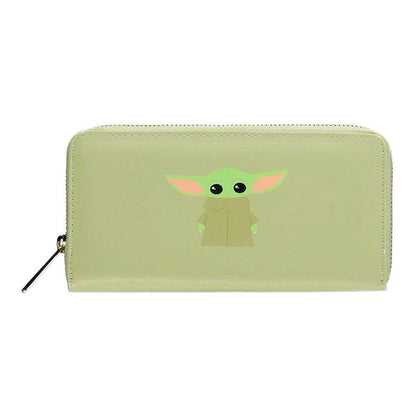 STAR WARS The Mandalorian The Child Zip Around Wallet Green