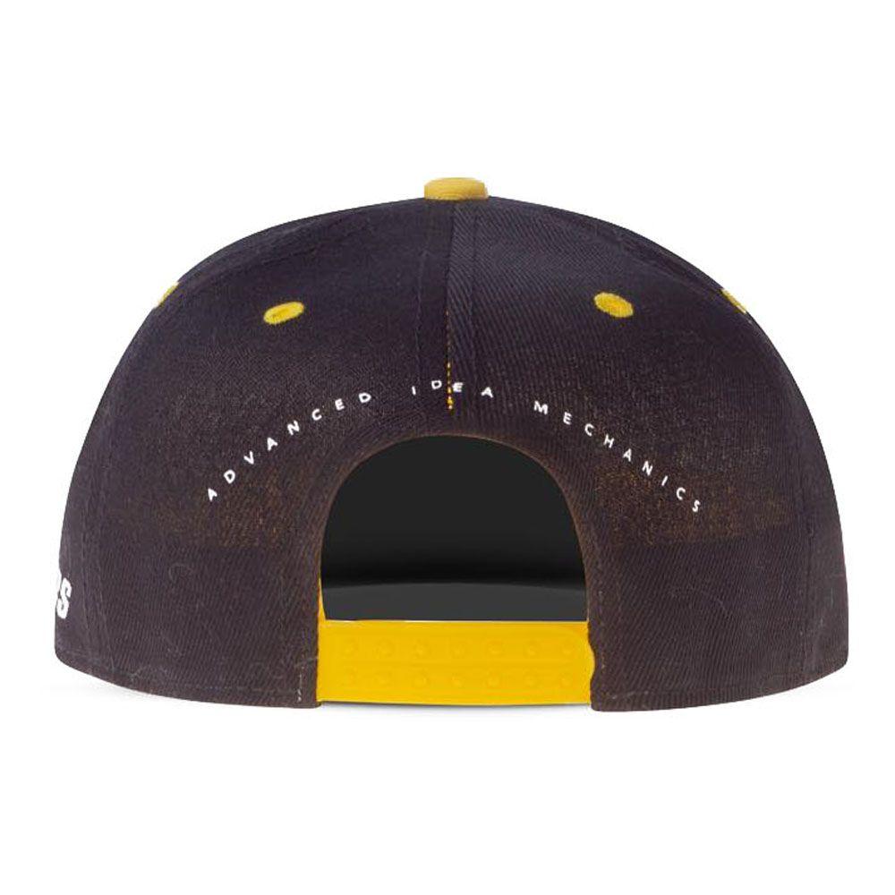 MARVEL COMICS The Avengers AIM Logo Snapback Baseball Cap Black/Yellow