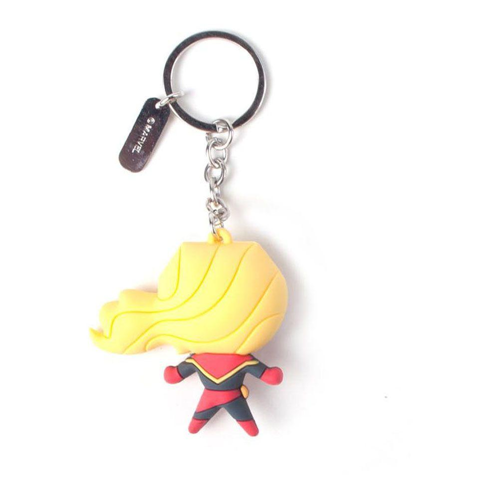 MARVEL COMICS Captain Marvel Kawaii 3D Keychain Multi-colour