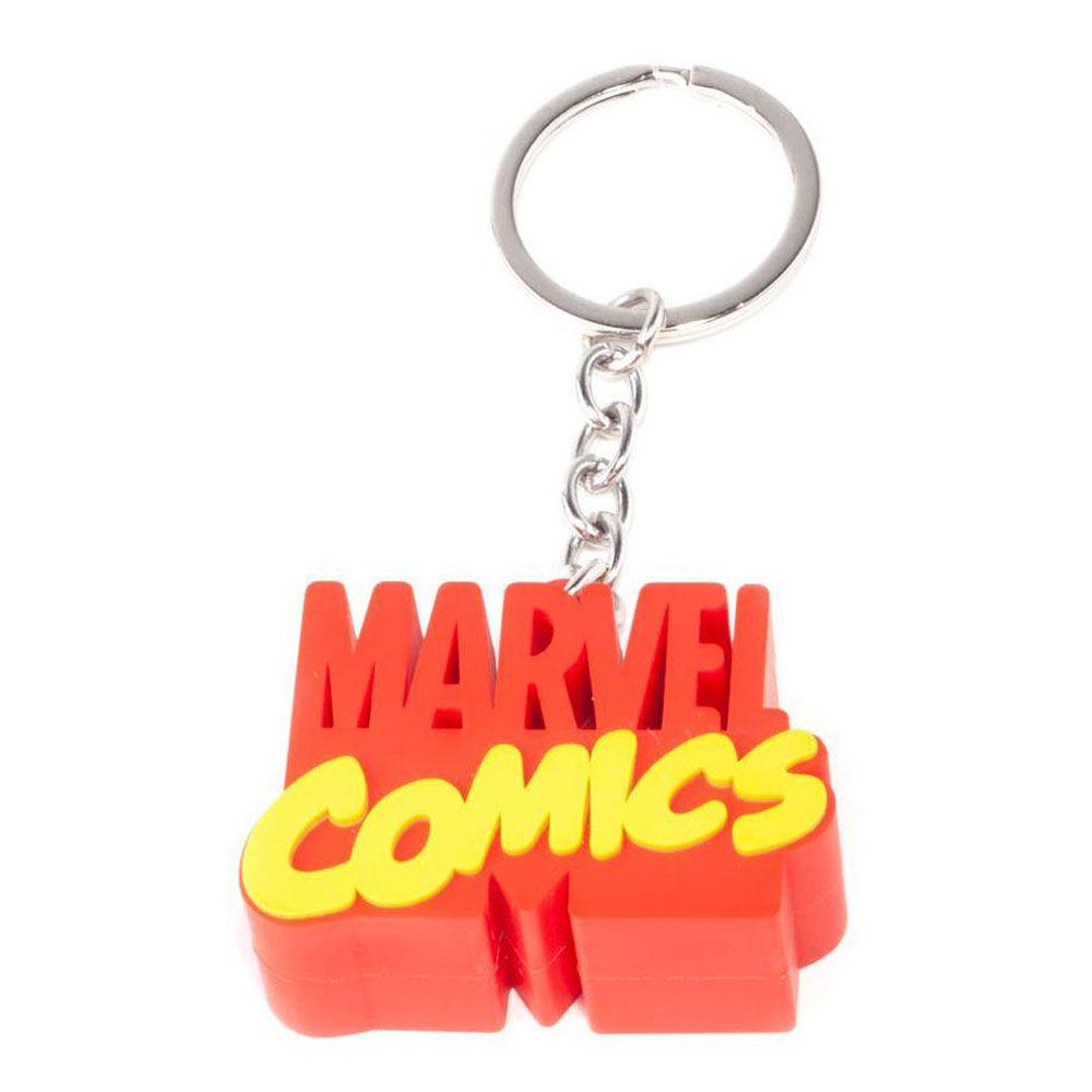 MARVEL COMICS Logo 3D Keychain Multi-colour