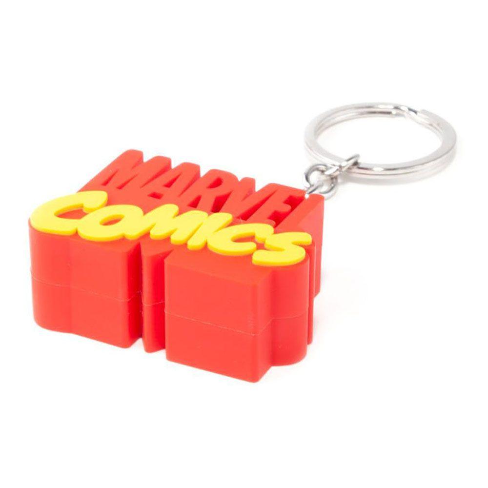 MARVEL COMICS Logo 3D Keychain Multi-colour