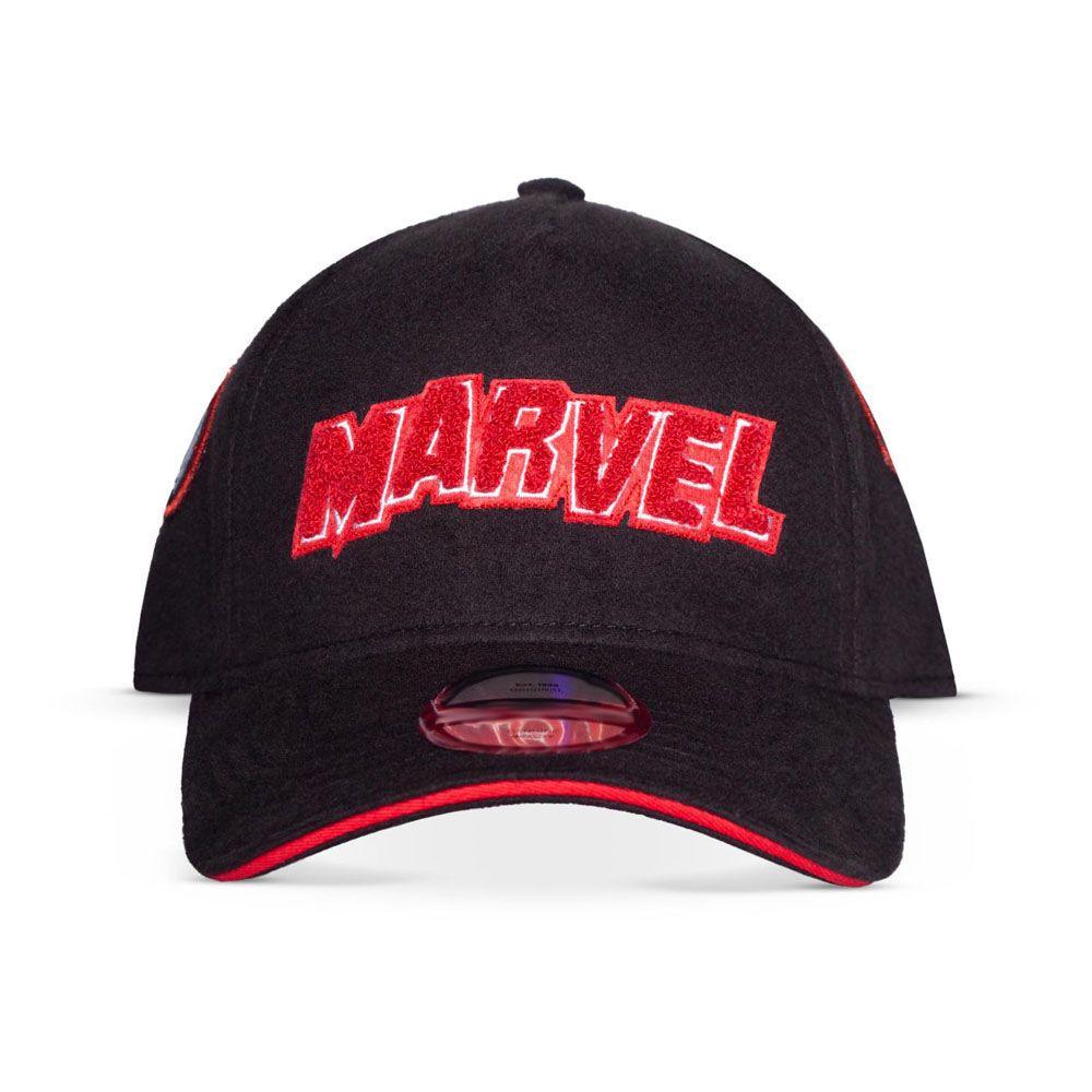 MARVEL COMICS Logo Novelty Cap Black/Red