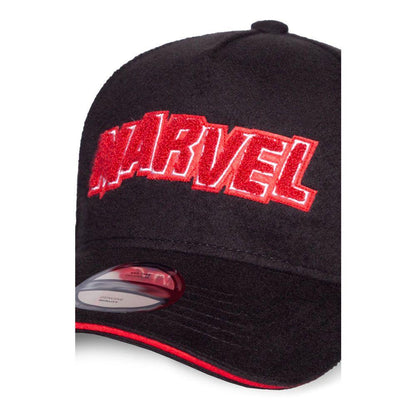 MARVEL COMICS Logo Novelty Cap Black/Red