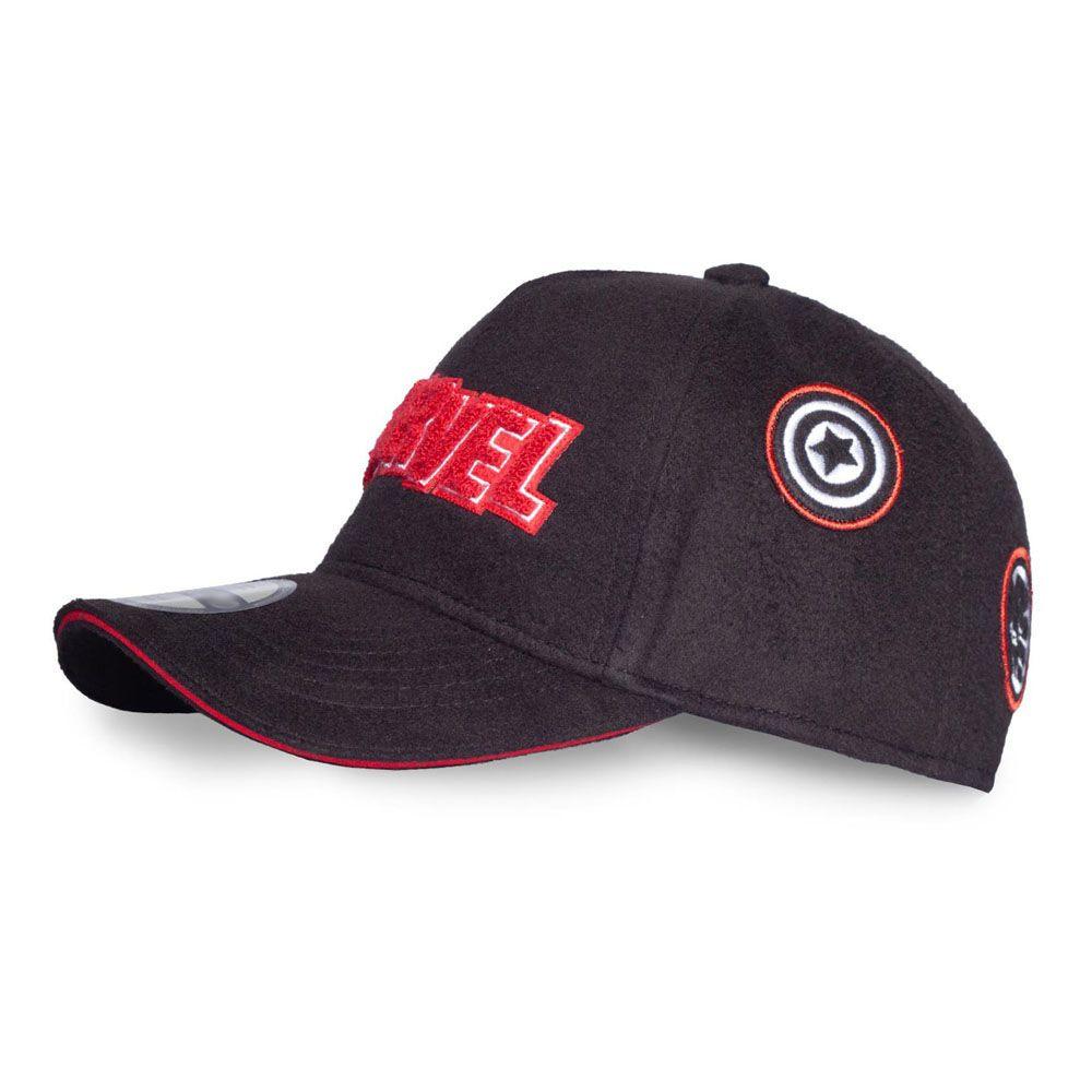 MARVEL COMICS Logo Novelty Cap Black/Red