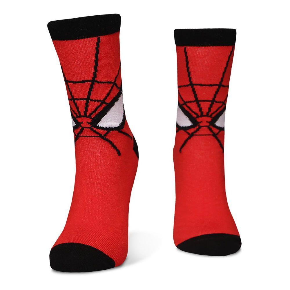 MARVEL COMICS Spider-Man Mask Novelty Socks