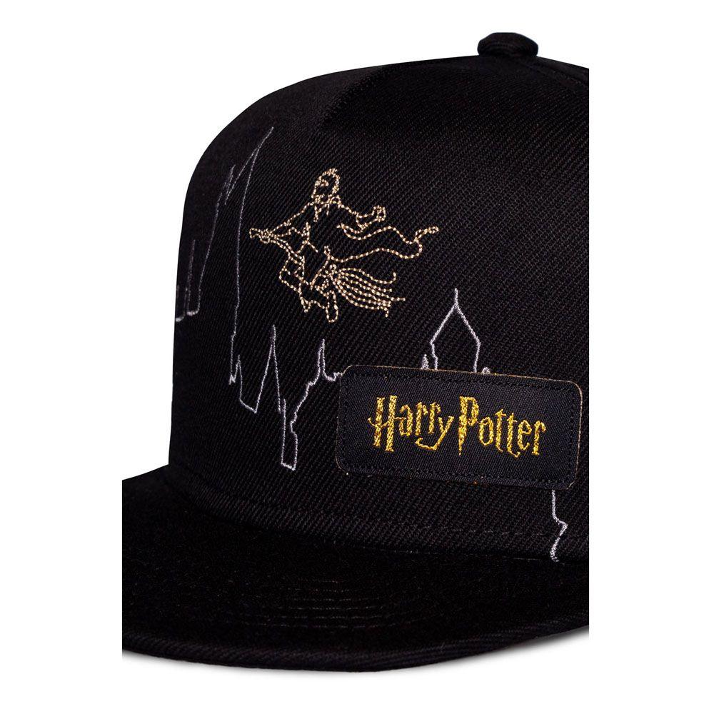 WIZARDING WORLD Harry Potter Broom Flight Snapback Baseball Cap Black