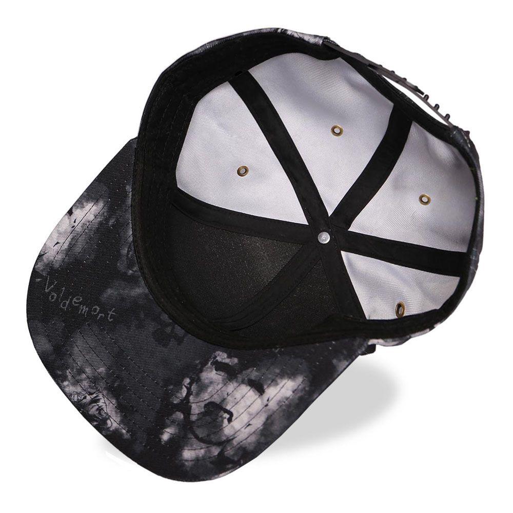 WIZARDING WORLD Harry Potter: Wizards Unite Voldemort Sublimation Print Snapback Baseball Cap Black/White