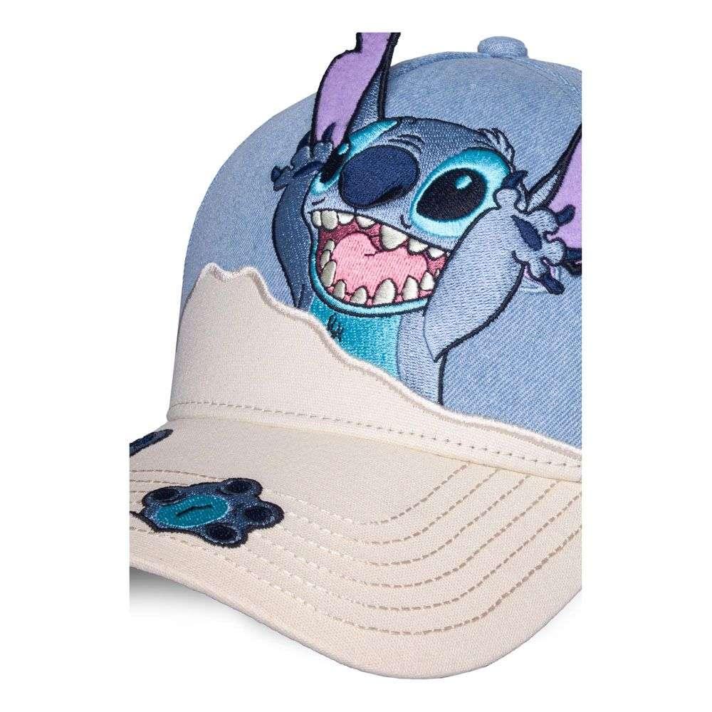 DISNEY Lilo & Stitch Beach Day Stitch Novelty Adjustable Cap Grey/Blue