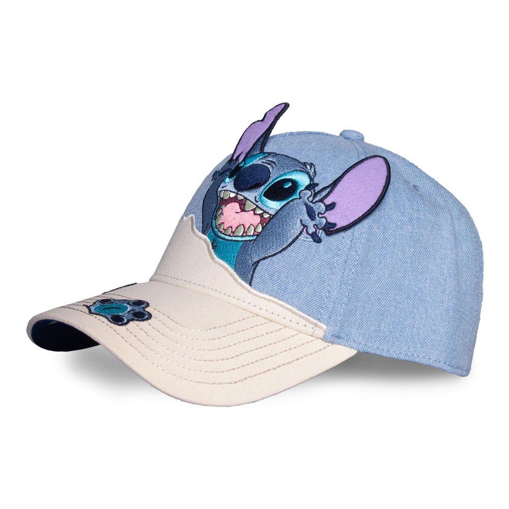 DISNEY Lilo & Stitch Beach Day Stitch Novelty Adjustable Cap Grey/Blue