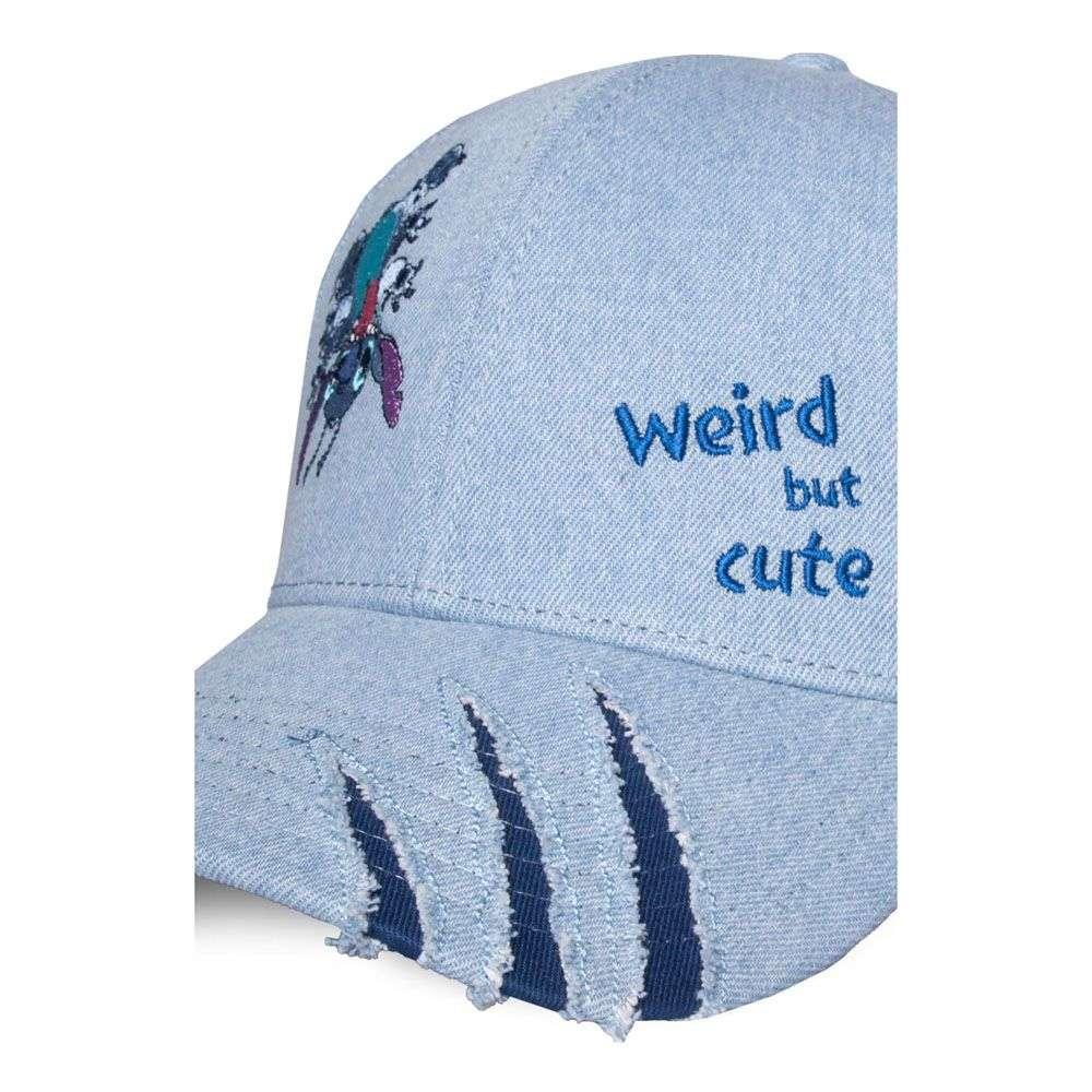 DISNEY Lilo & Stitch Weird but Cute Stitch Novelty Adjustable Cap Blue