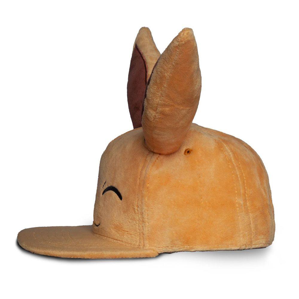 POKEMON Winking Eevee Novelty Adjustable Cap Red/Orange