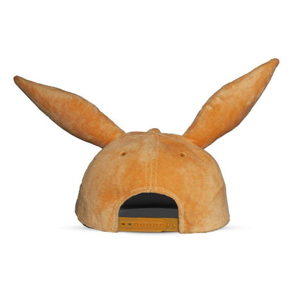 POKEMON Winking Eevee Novelty Adjustable Cap Red/Orange