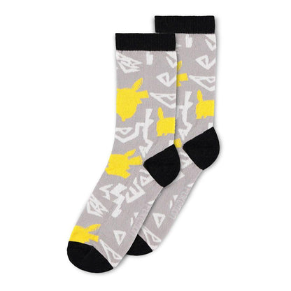 POKEMON Mixed All-over Pattern Crew Socks - 43/46