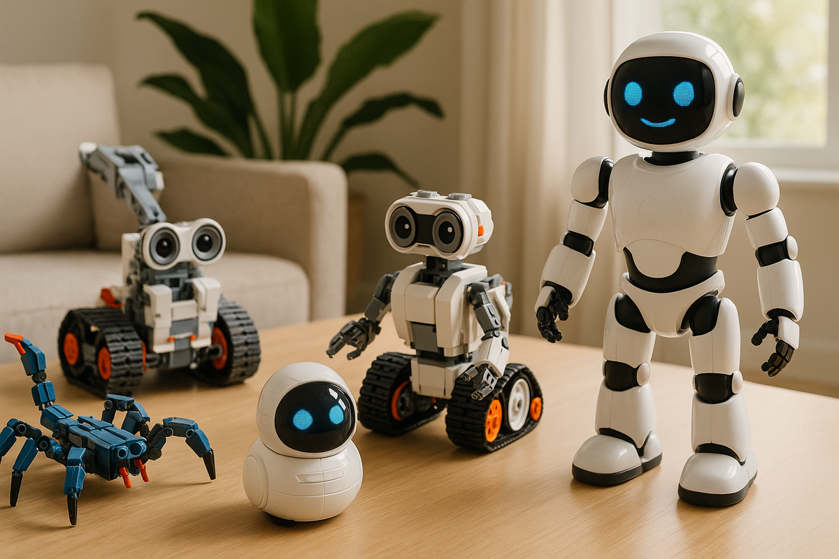 Robotic Toys For School Break dual banner left image image